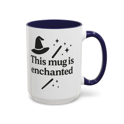 Enchanted Witch Coffee Mug, Magical Mug Gift, Halloween Decor, Witchcraft Mug, Coffee Lover Gift, Enchanted Design