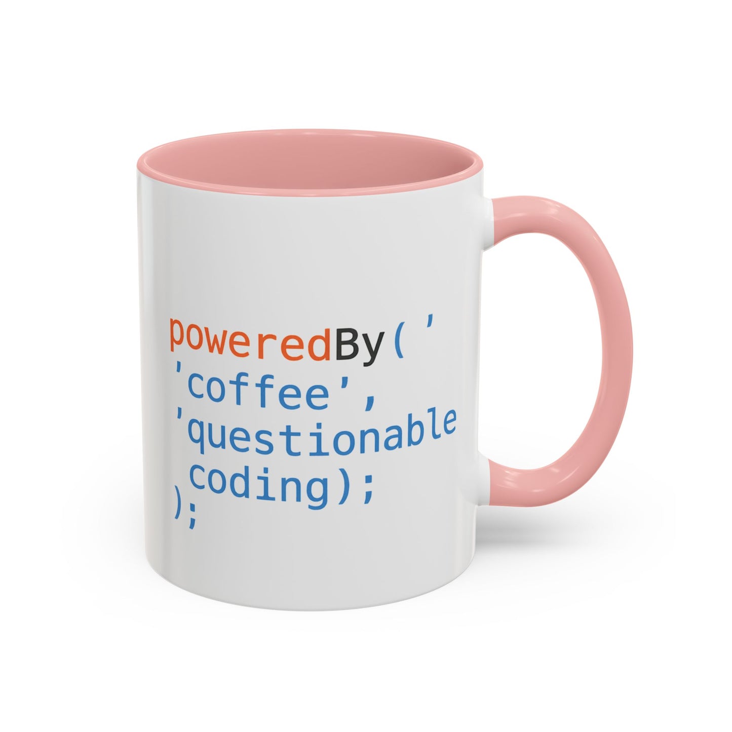 Coffee-Themed Accent Mug with Programmer Humor, Gift for Coders, Computer Enthusiasts, Office Use, Birthday, Tech Celebration