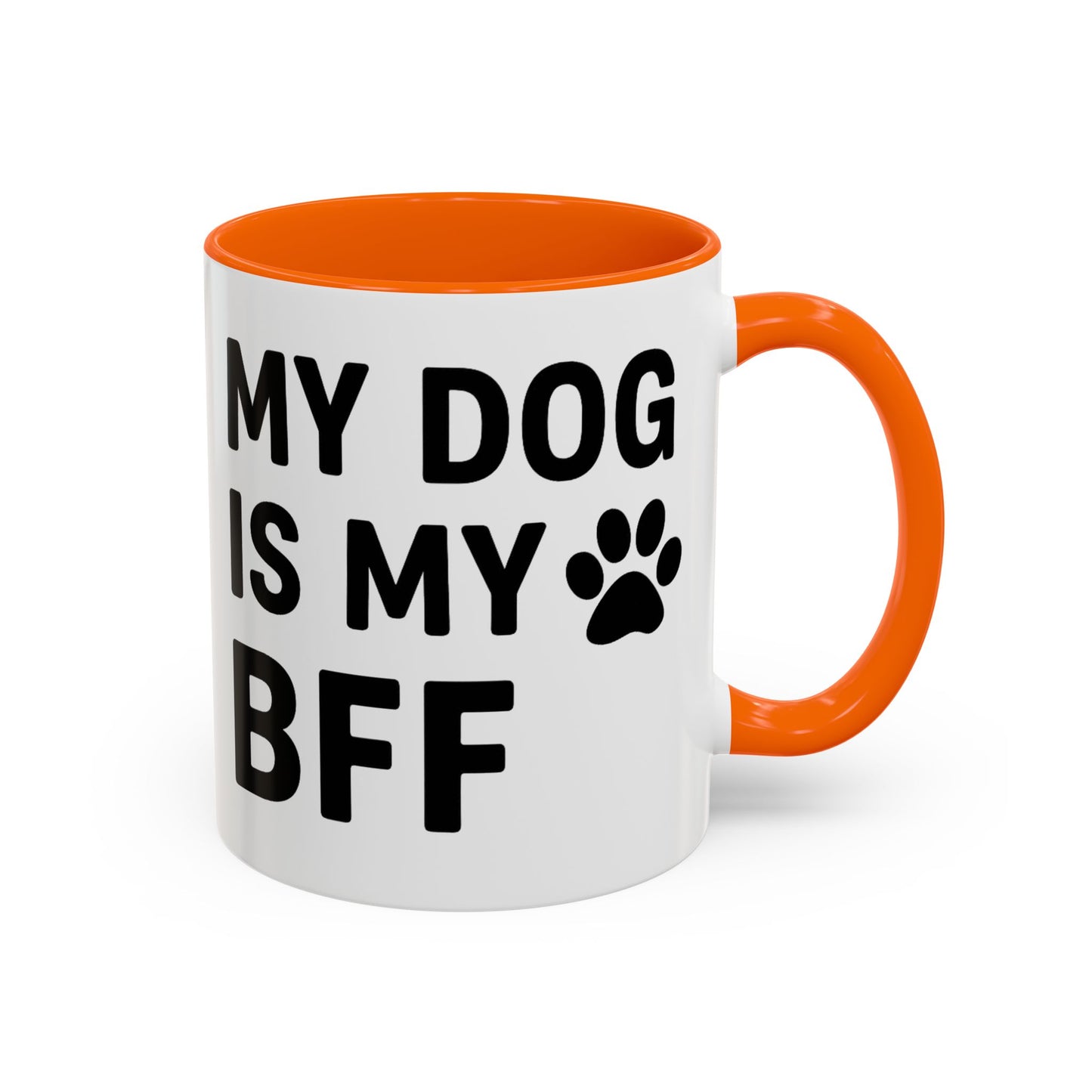 My Dog is My BFF, Pet Owner Gift, Animal Lover Mug, Cute Dog Theme, Personalized Pet Mug