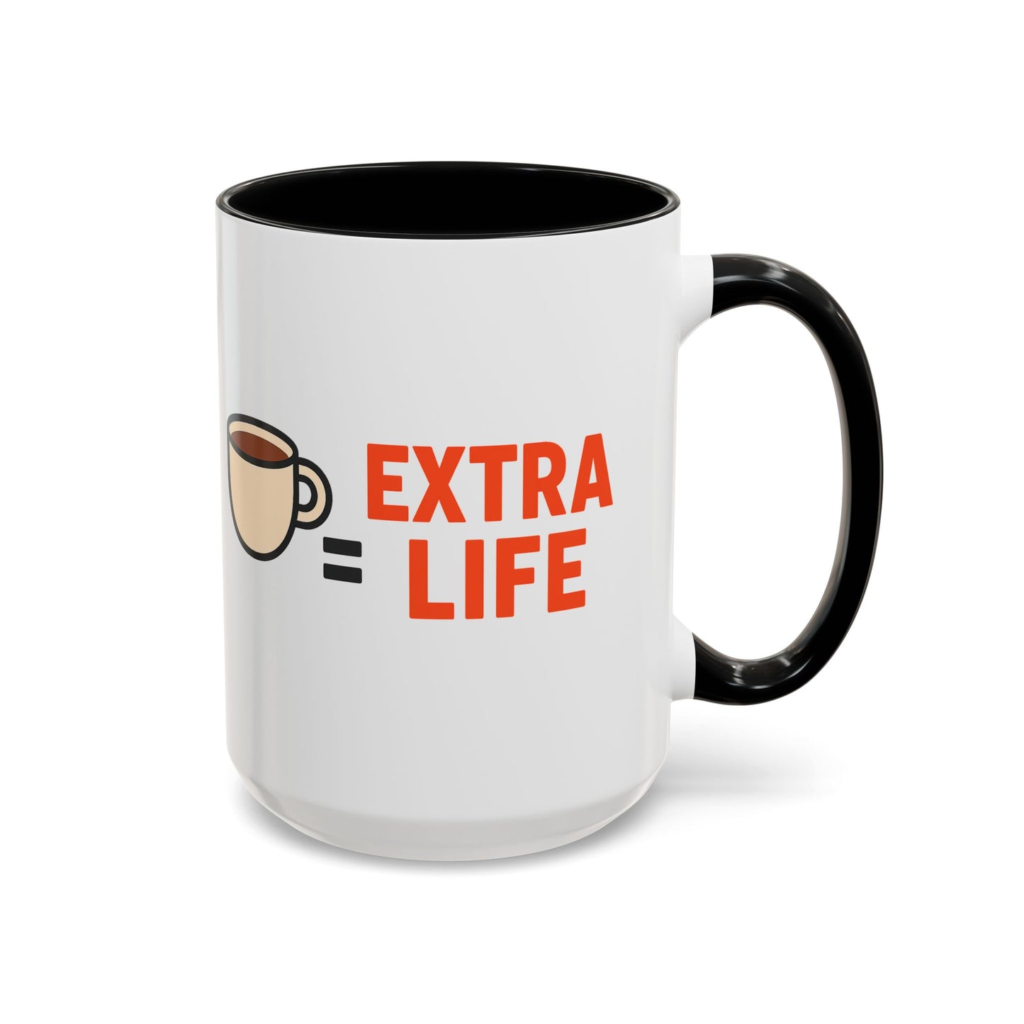 Coffee Extra Life Design, Unique Kitchen Decor, Birthday or Holiday Gift