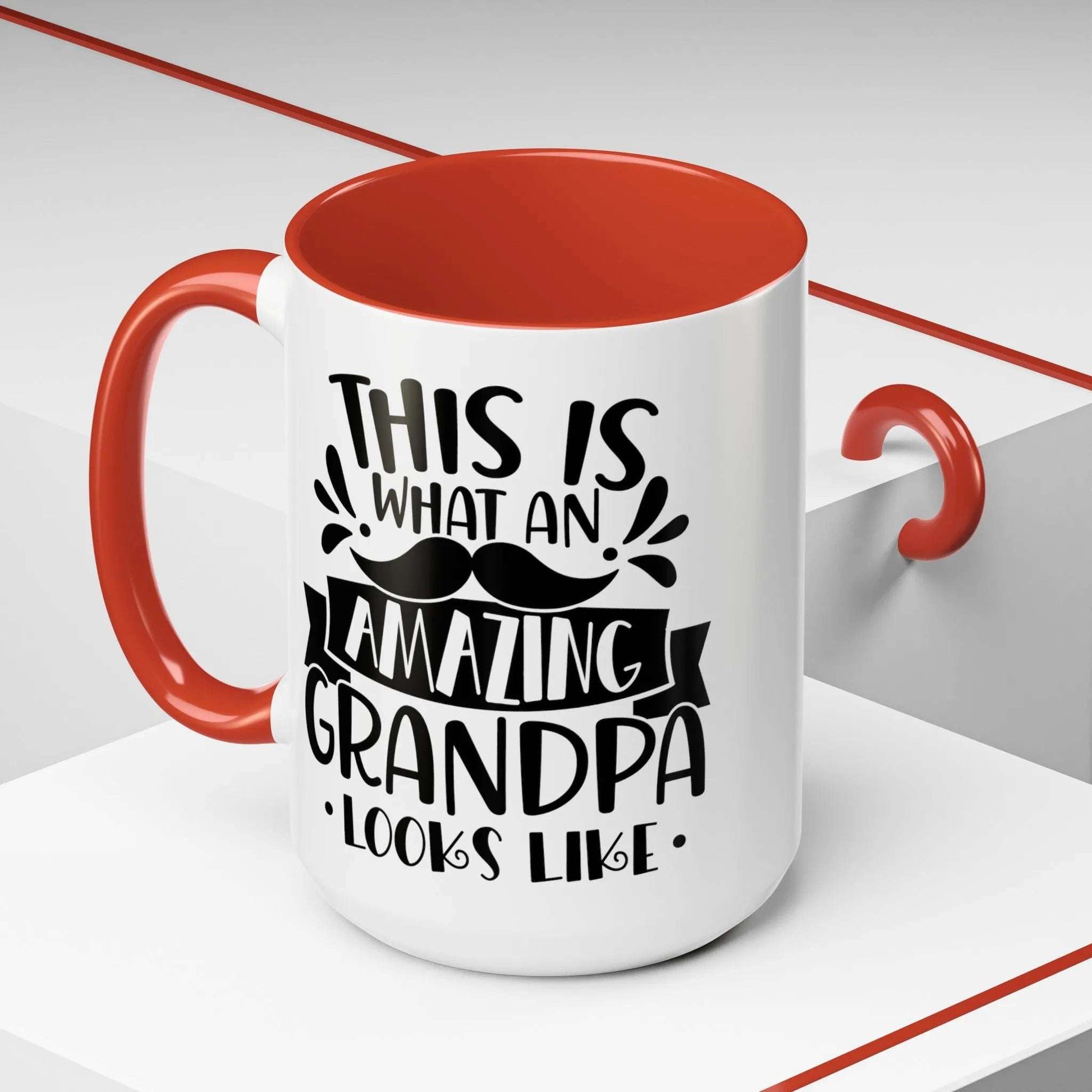 This Is What An Amazing Grandpa Looks Like Mug 11oz/15oz - Mug World