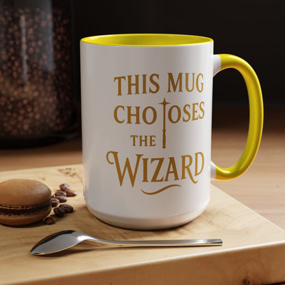 Wizard Choice Coffee Mug - Unique Gift for Wizards, Fun Coffee Lover Cup, Magical Drinkware, Birthday Present, Fantasy Mug