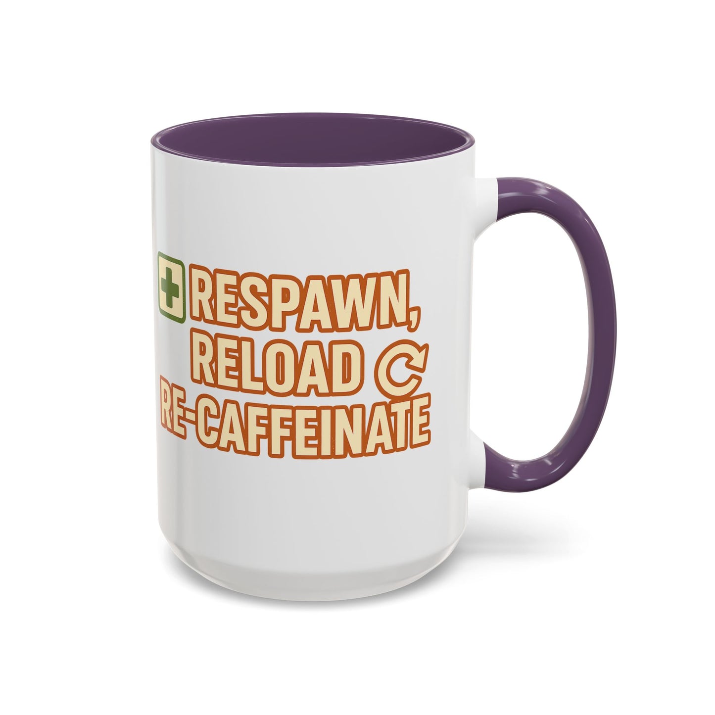 Respawn, Reload, Re-Caffeinate, Perfect Gift for Gamers, Fun Office Cup, Video Game Lover Mug, Birthday Present, [...]