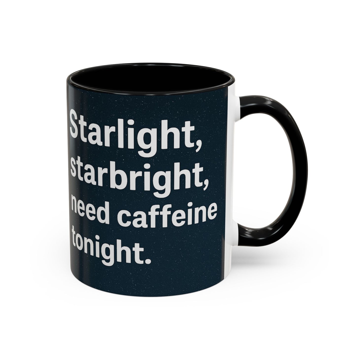 Starlight Caffeine Coffee Mug | Perfect for Coffee Lovers, Gift for Friends, Night Owl, Magical Mugs, Funny Cup