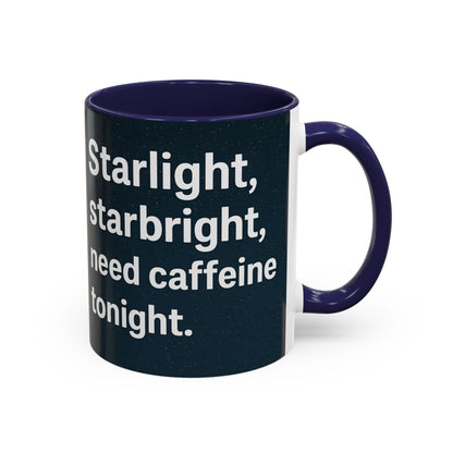 Starlight Caffeine Coffee Mug | Perfect for Coffee Lovers, Gift for Friends, Night Owl, Magical Mugs, Funny Cup
