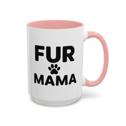 Fur Mama Coffee Mug - Perfect Gift for Dog Lovers, Pet Parents, Animal Enthusiasts, Mother's Day, Birthdays, Coffee Lovers