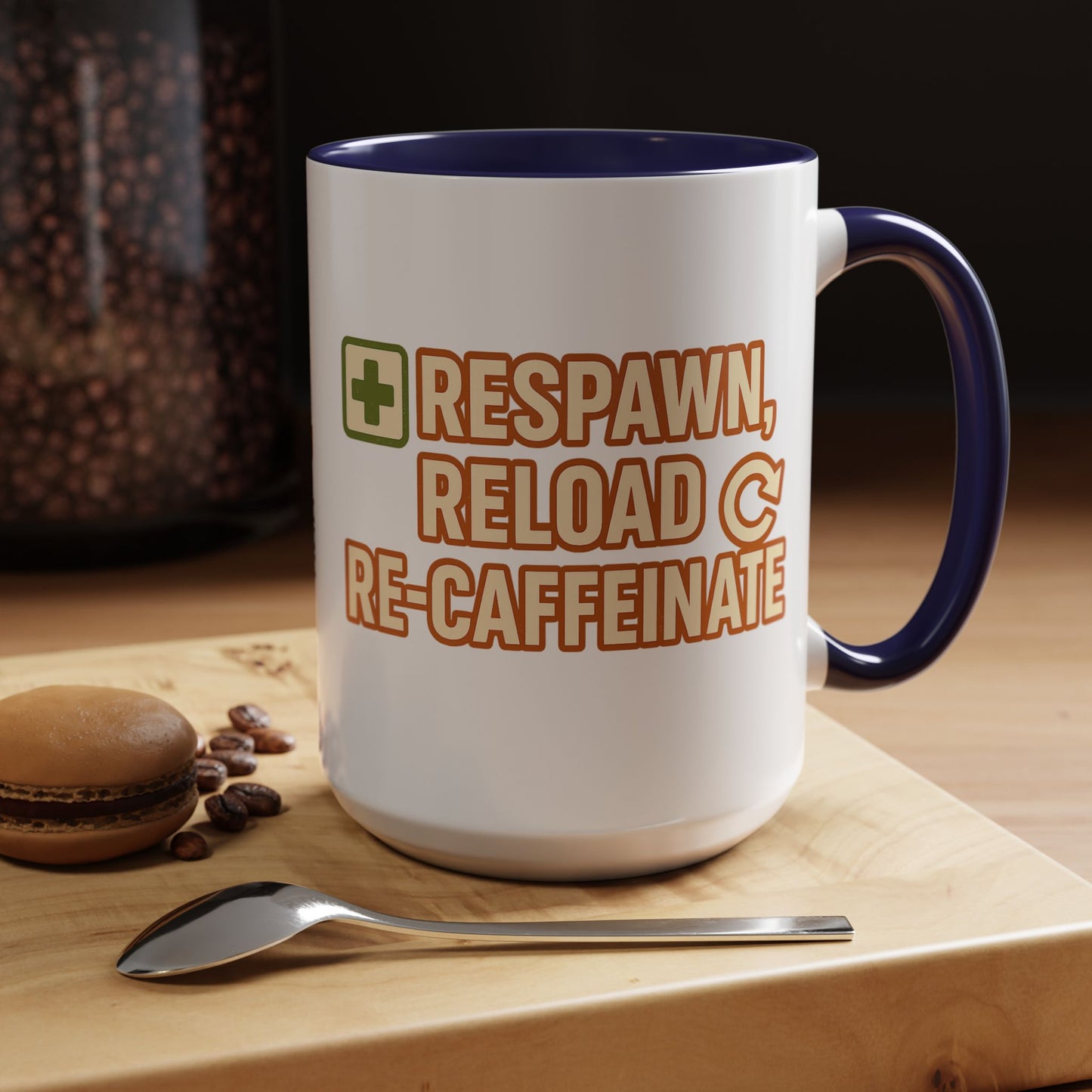 Respawn, Reload, Re-Caffeinate, Perfect Gift for Gamers, Fun Office Cup, Video Game Lover Mug, Birthday Present, [...]