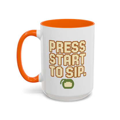 Press Start to Sip, Unique Gift for Gamers, Fun Birthday Present, Video Game Decor, Geeky Kitchenware