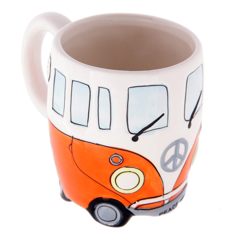 Retro Peace Bus Cartoon Ceramic mug