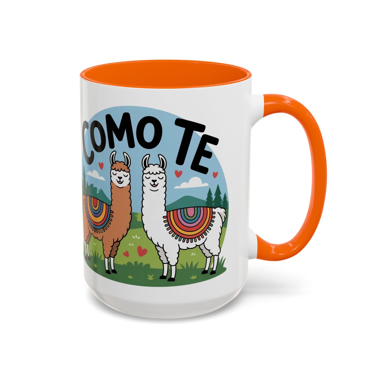 Como Te Llama Love Coffee Mug, Fun Animal Mug