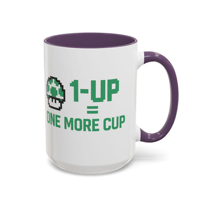 Retro Gaming Coffee Mug, 1-Up Mushroom Cup, Perfect Gift for Gamers, Funny Office Mug, Video Game Lover, Unique Birthday Present