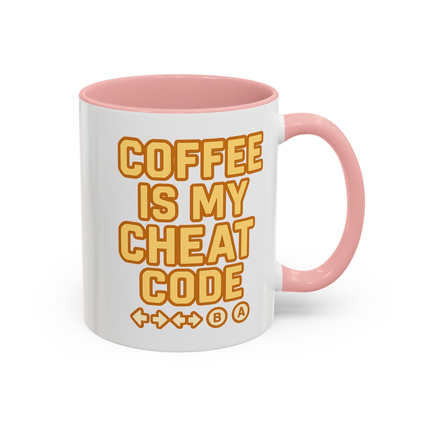 Coffee is My Cheat Code, Game Themed Gift, Funny Mug for Gamers, Gaming Accessory, Birthday Gift for Him