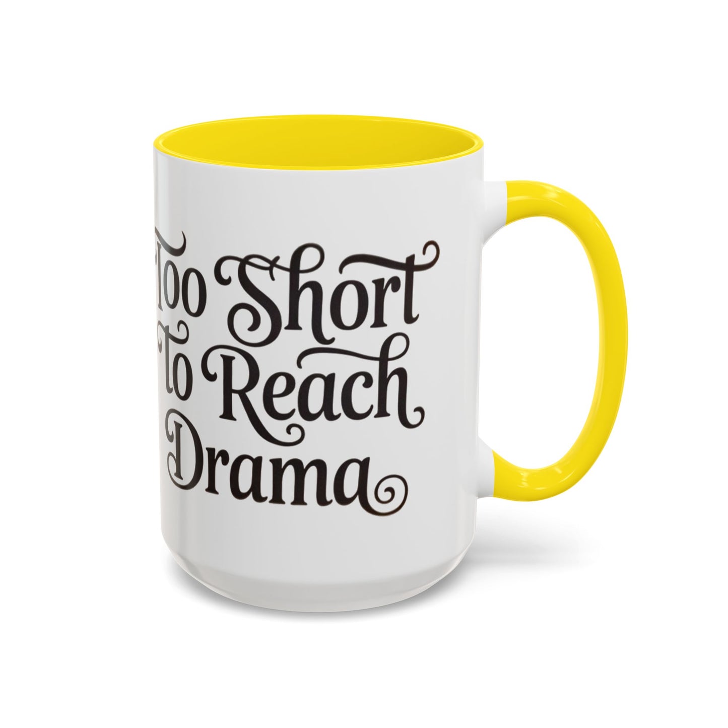 Drama-Free Accent Coffee Mug, Funny Gift, Coffee Lover Mug, Unique Office Mug, Relaxation Mug