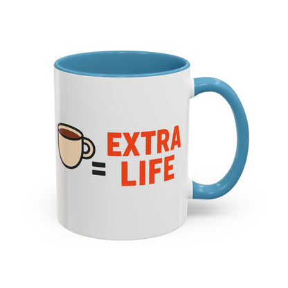 Coffee Extra Life Design, Unique Kitchen Decor, Birthday or Holiday Gift