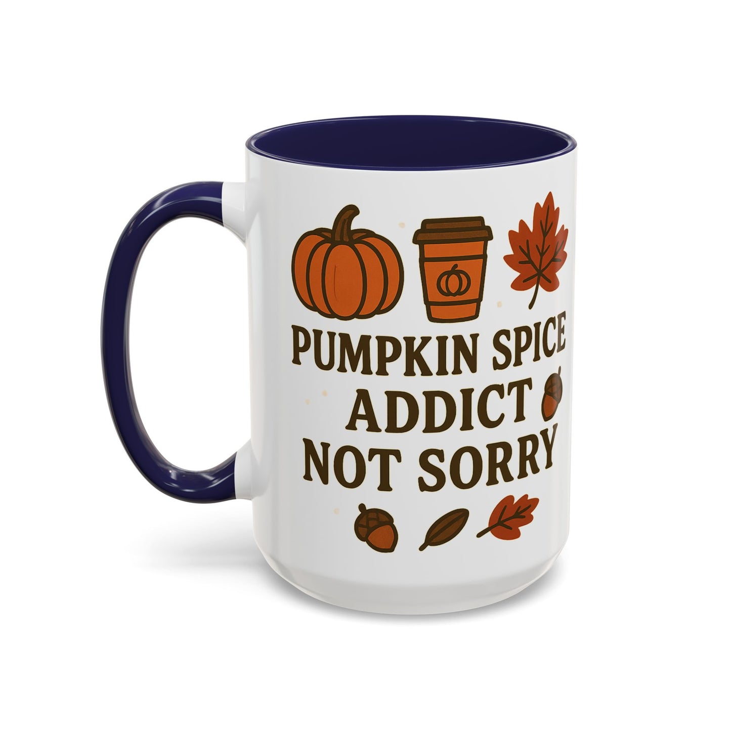 Pumpkin Spice Addict Coffee Mug, Cozy Fall Gift for Coffee Lovers, Autumn Decor, Cute Mug for Thanksgiving