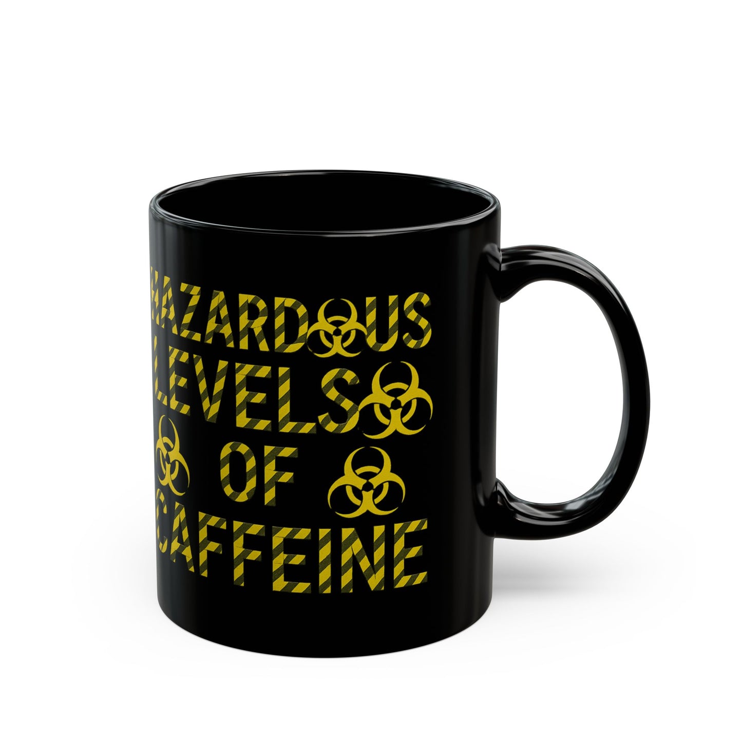 Hazardous Levels of Caffeine Mug | Funny Black Coffee Cup | Gift for Coffee Lovers