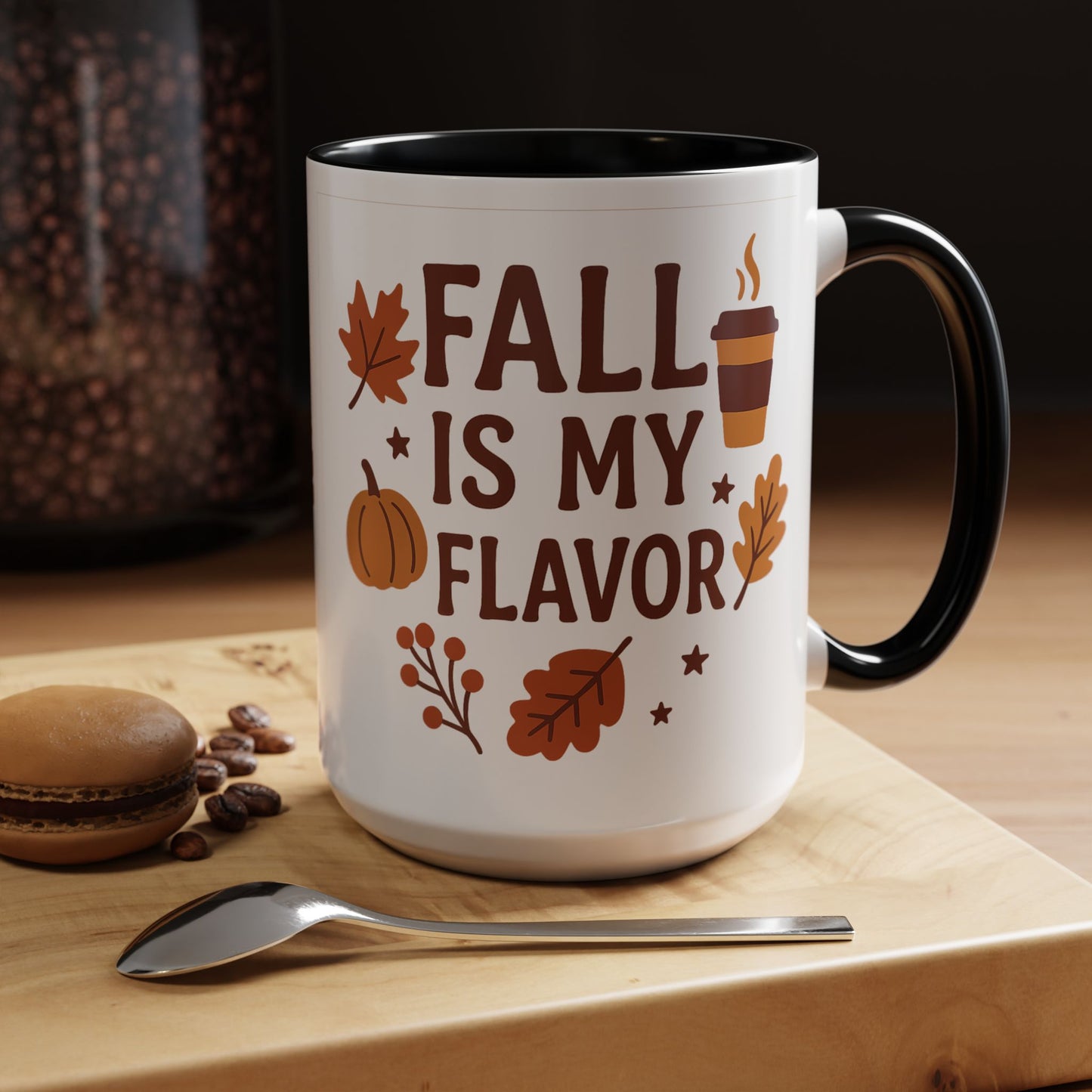Fall Is My Flavor-Themed Coffee Mug, Cozy Autumn Vibes, Perfect Gift for Fall Lovers, Seasonal Mug