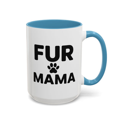 Fur Mama Coffee Mug - Perfect Gift for Dog Lovers, Pet Parents, Animal Enthusiasts, Mother's Day, Birthdays, Coffee Lovers