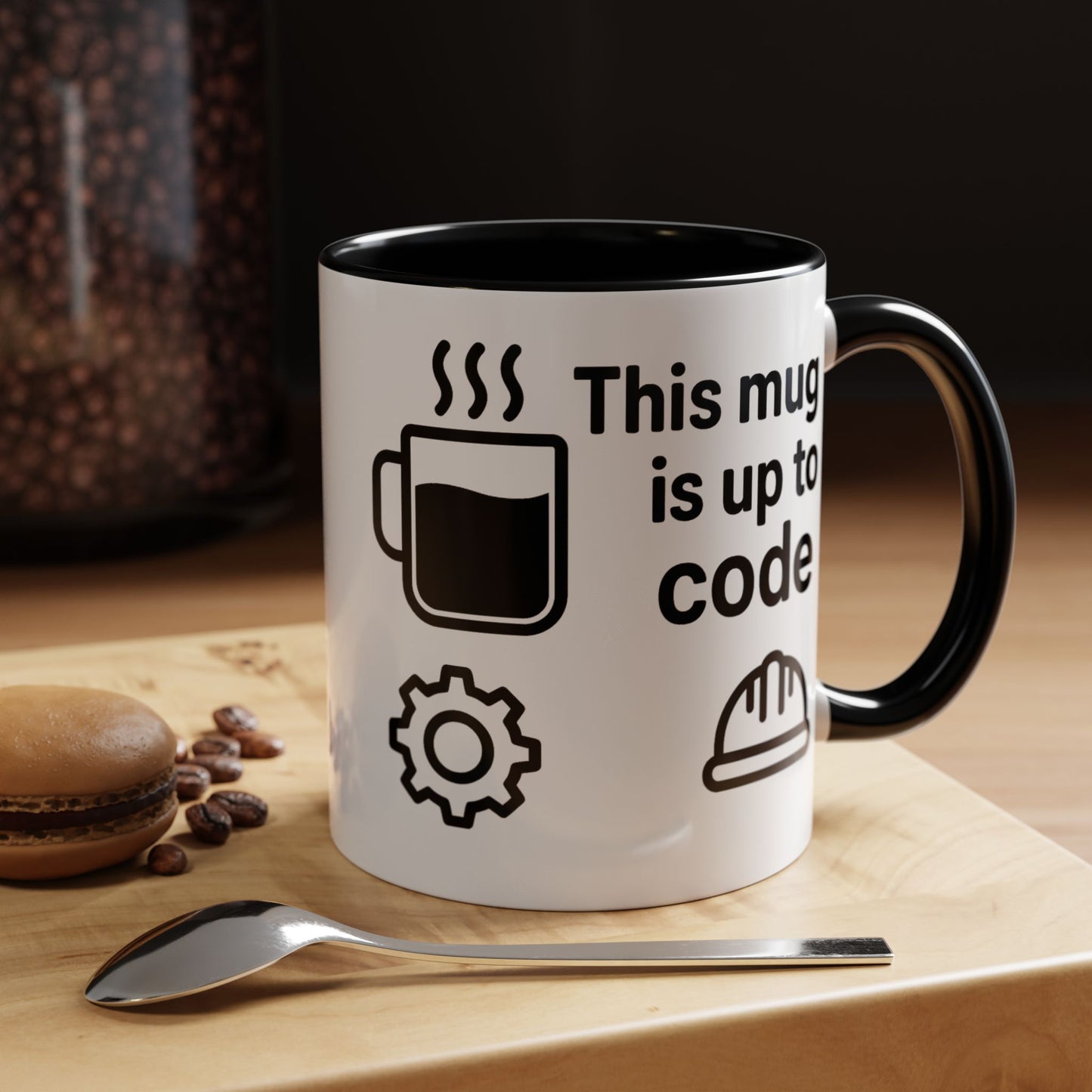 This Mug is Up To Code - Perfect Gift for Engineers, Plumbers, Contractors, and Builders