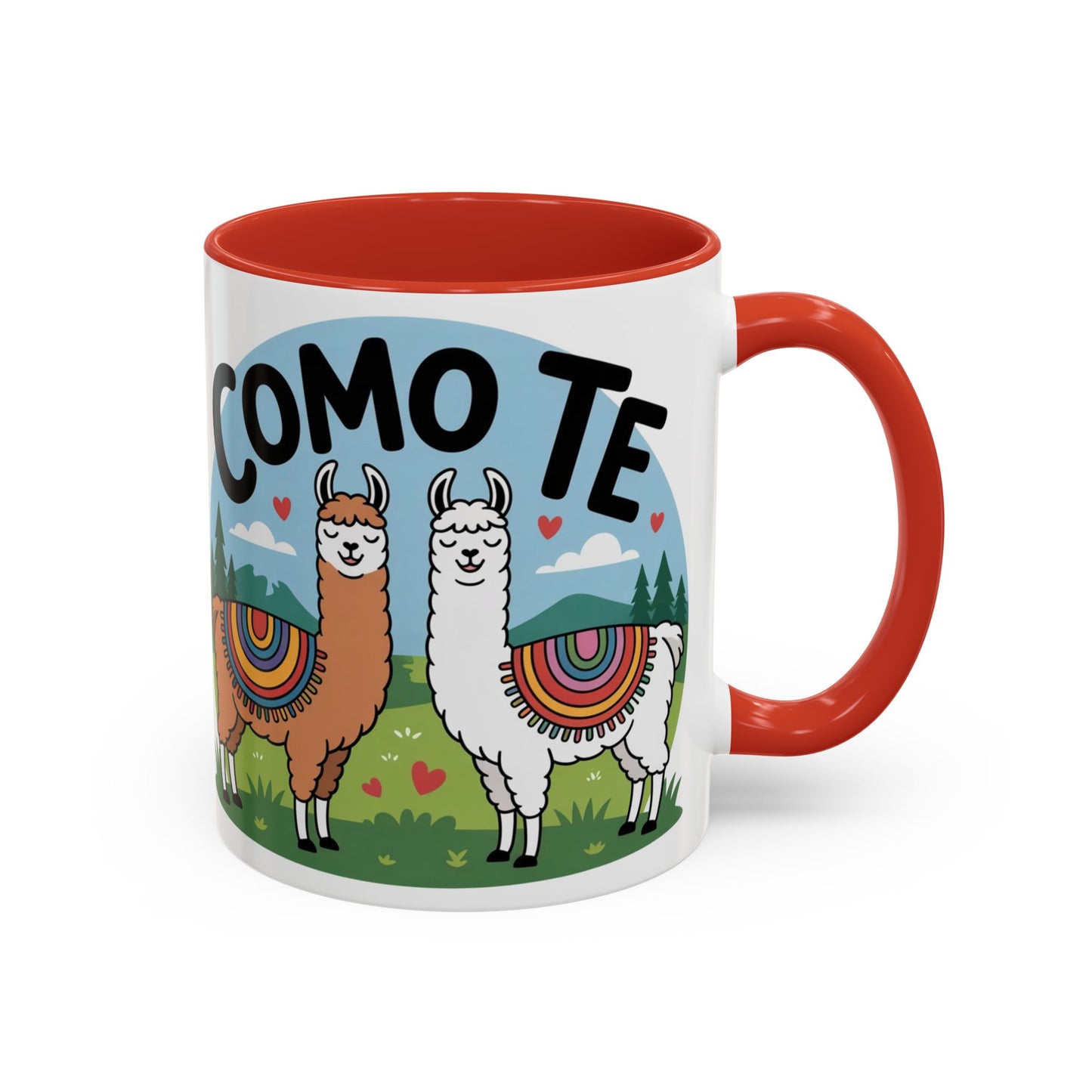 Como Te Llama Love Coffee Mug, Fun Animal Mug