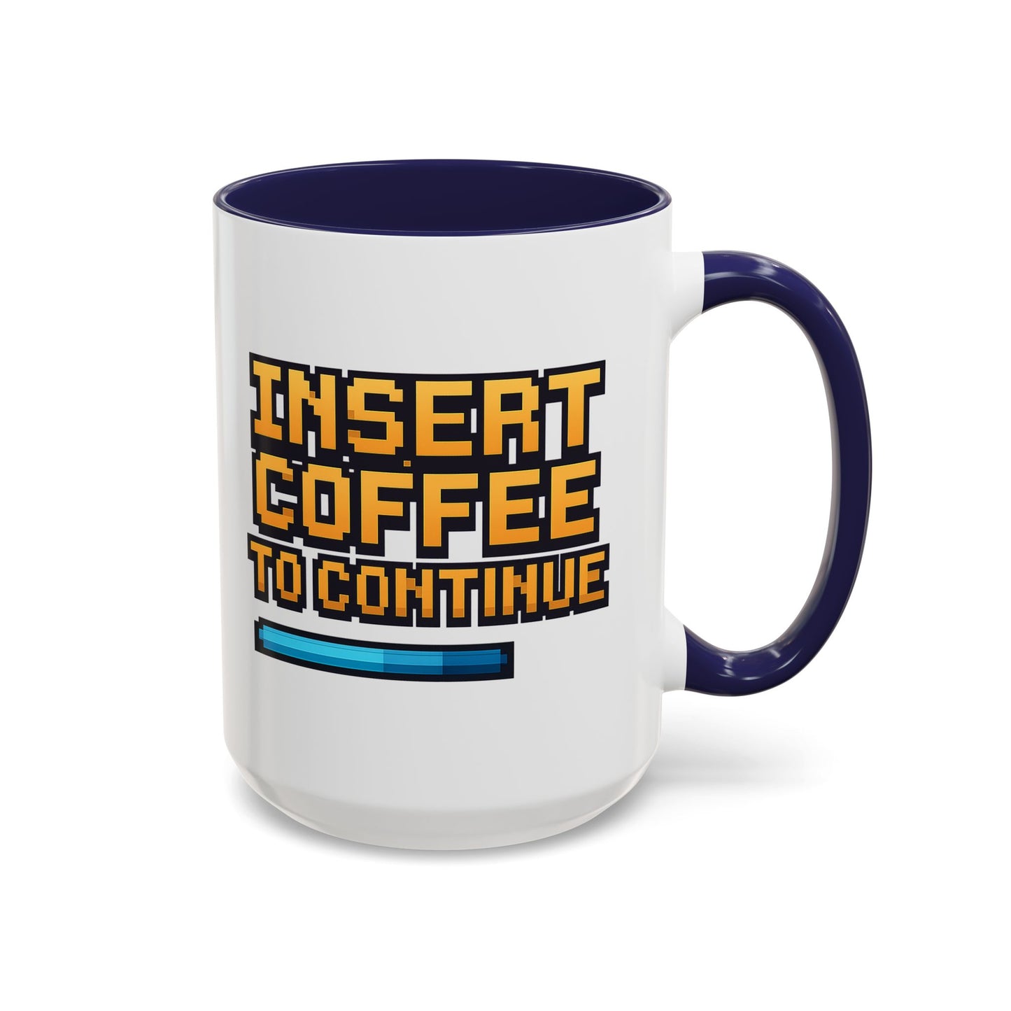 Insert Coffee to Continue, Gift for Tech Lovers, Office Desk Decor, Video Game Mug