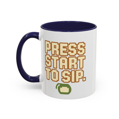 Press Start to Sip, Unique Gift for Gamers, Fun Birthday Present, Video Game Decor, Geeky Kitchenware
