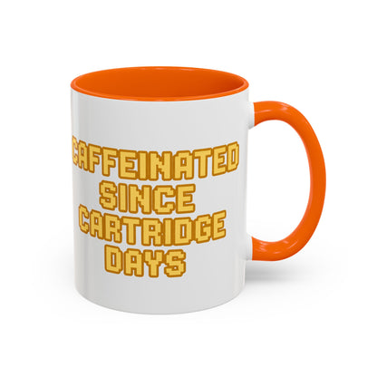 Caffeinated Nostalgia Coffee Mug, Retro Gamer Mug, Gift for Gamers, Fun Coffee Cup, Unique Kitchenware, Video Game Enthusiast