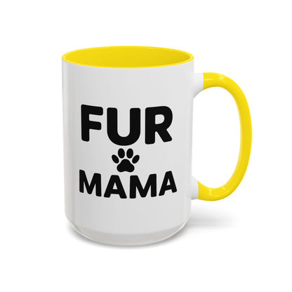Fur Mama Coffee Mug - Perfect Gift for Dog Lovers, Pet Parents, Animal Enthusiasts, Mother's Day, Birthdays, Coffee Lovers