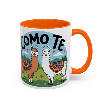 Como Te Llama Love Coffee Mug, Fun Animal Mug