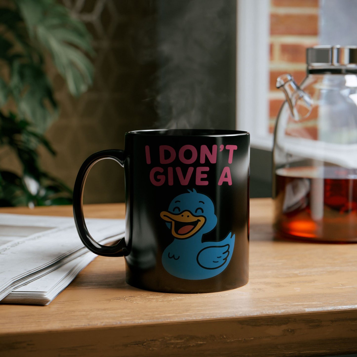 I Don't Give a Duck Mug | Fun Coffee Cup, Gift for Friends, Coffee Lover, Cute Office Mug, Humor Tea Cup