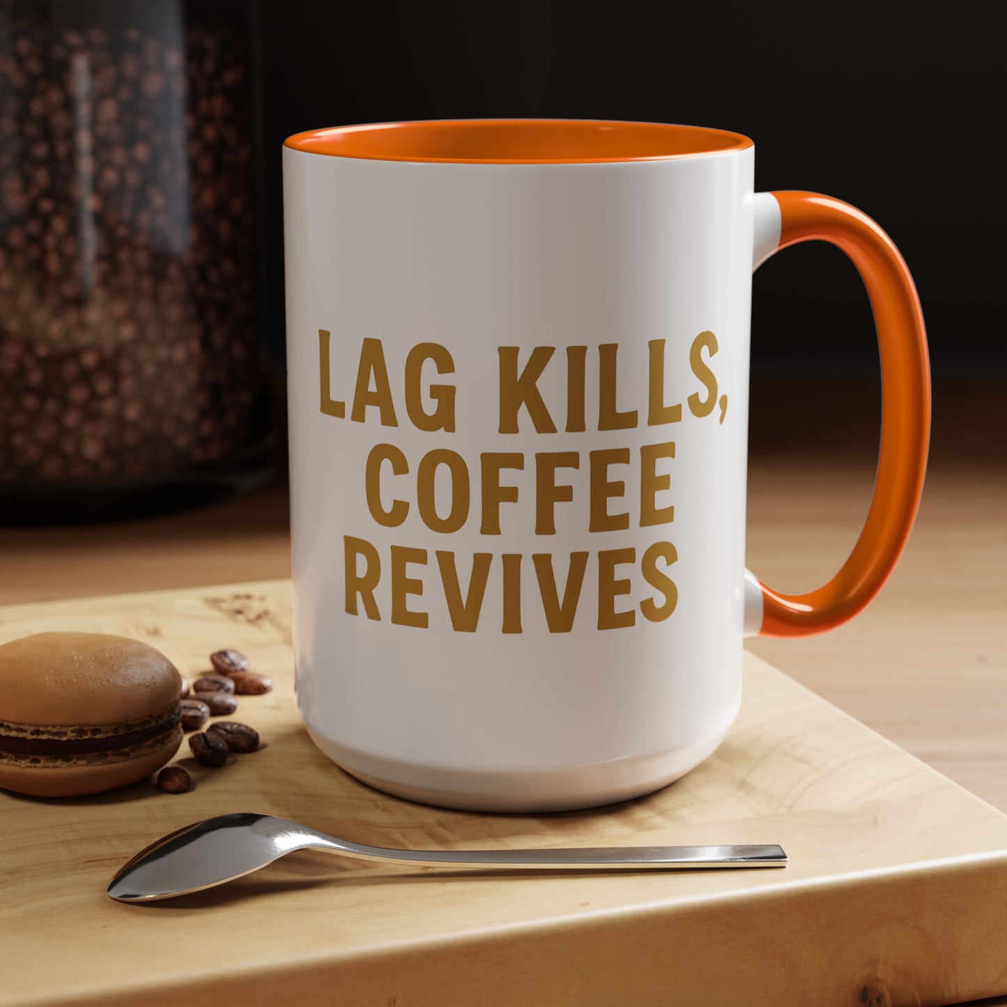 Gamer Lag Kills Accent Coffee Mug