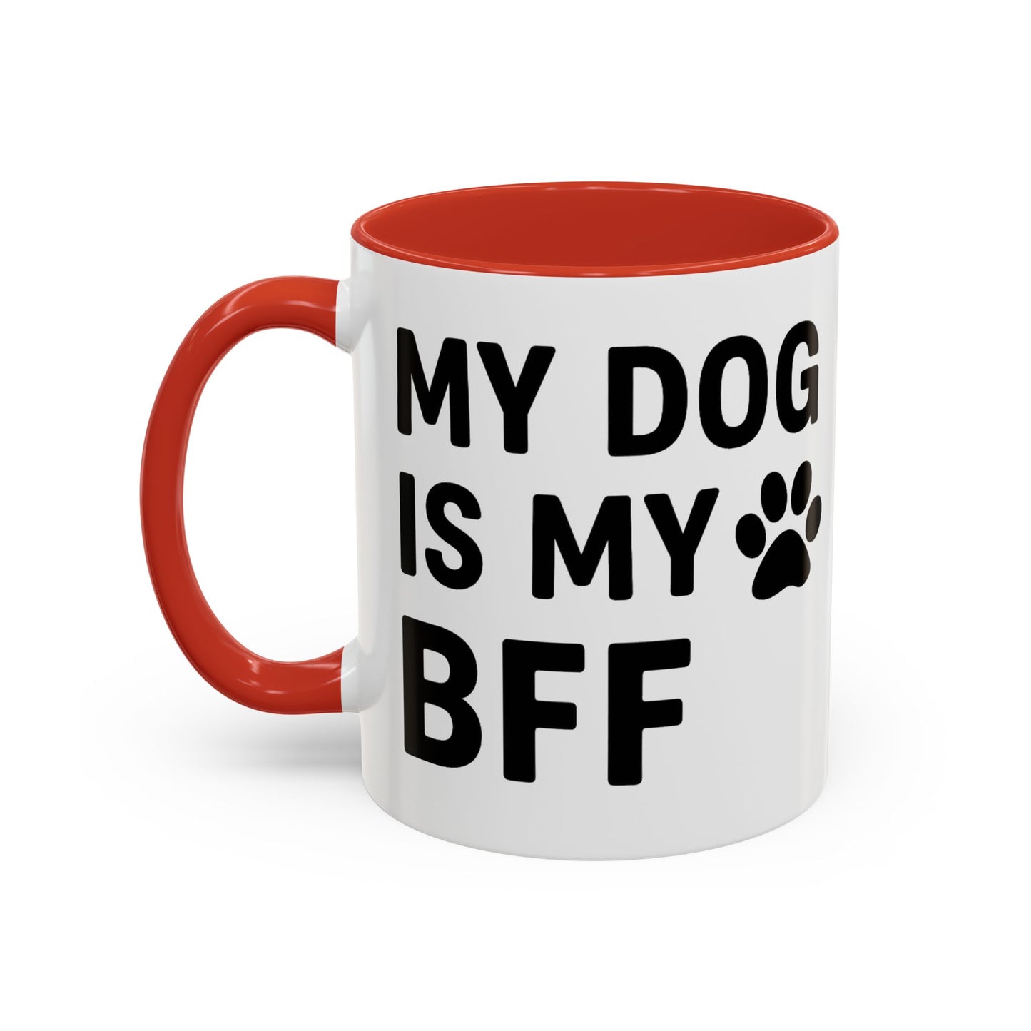 My Dog is My BFF, Pet Owner Gift, Animal Lover Mug, Cute Dog Theme, Personalized Pet Mug
