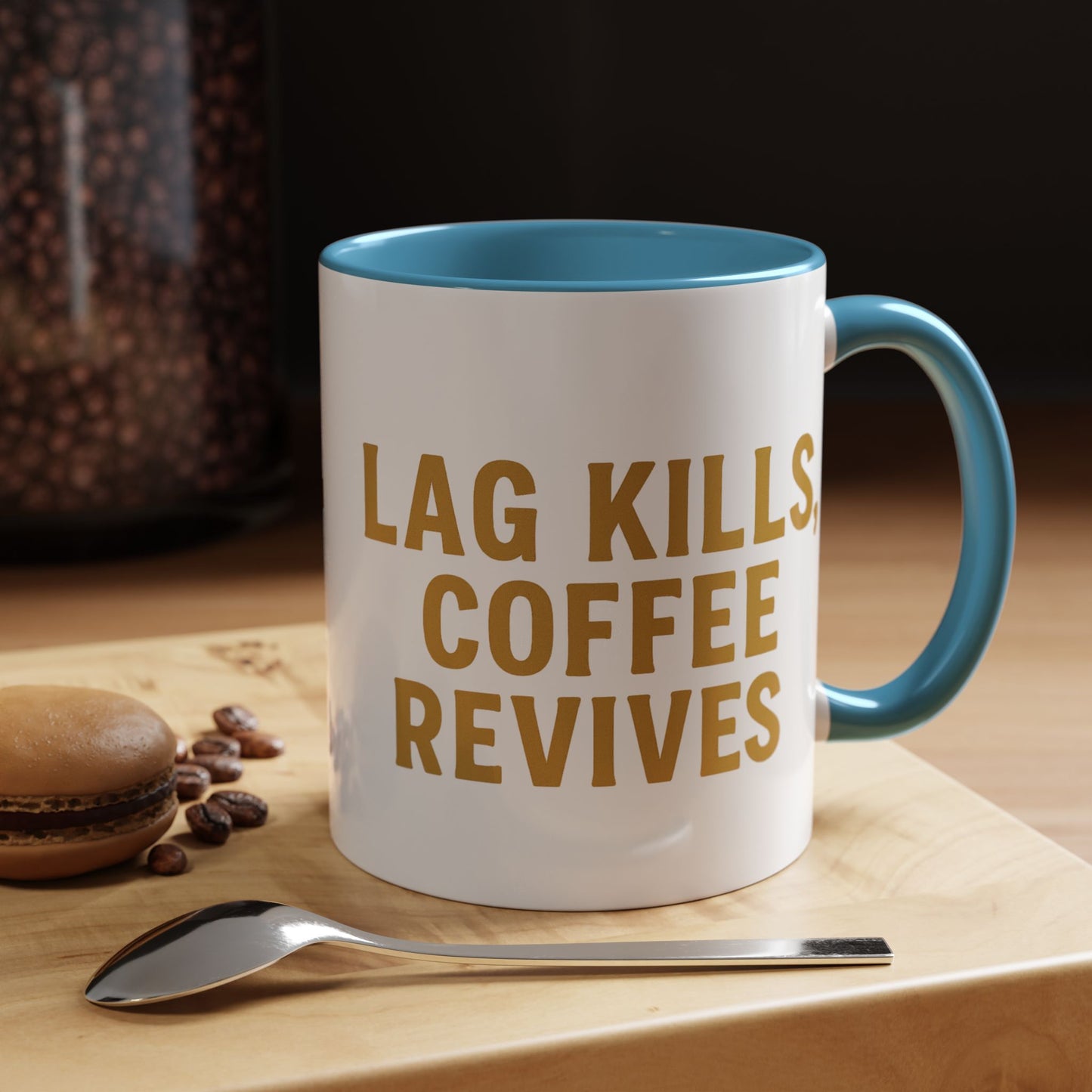 Gamer Lag Kills Accent Coffee Mug