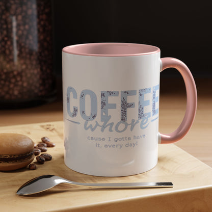 Coffee Whore Humorous Coffee Mug - Perfect Gift for Coffee Lovers