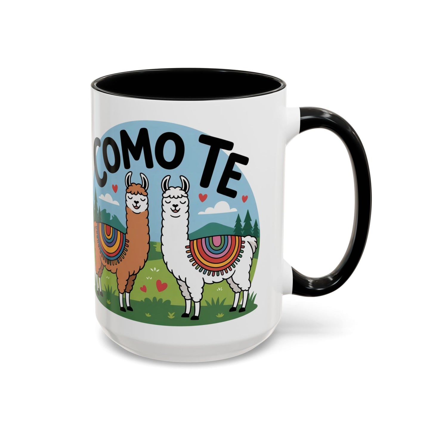 Como Te Llama Love Coffee Mug, Fun Animal Mug