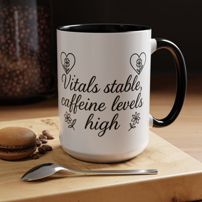 VITALS Stable Caffeine Levels High - Perfect Gift for EMT, Nurse, coffee lover