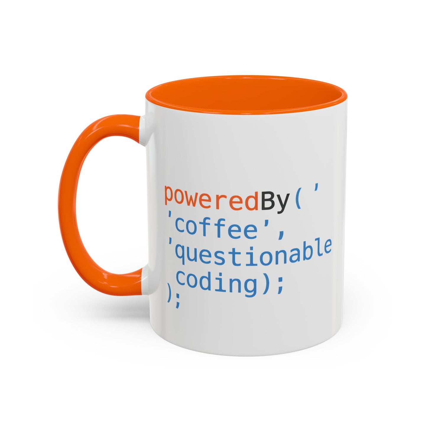 Coffee-Themed Accent Mug with Programmer Humor, Gift for Coders, Computer Enthusiasts, Office Use, Birthday, Tech Celebration