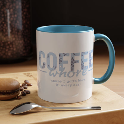 Coffee Whore Humorous Coffee Mug - Perfect Gift for Coffee Lovers