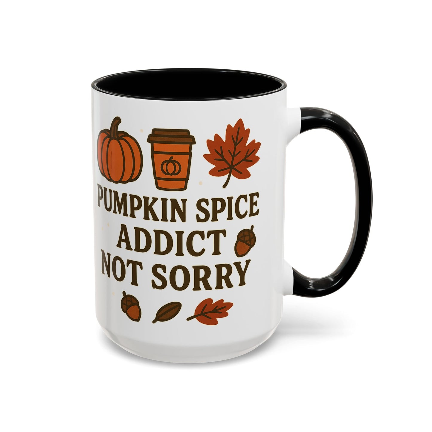 Pumpkin Spice Addict Coffee Mug, Cozy Fall Gift for Coffee Lovers, Autumn Decor, Cute Mug for Thanksgiving